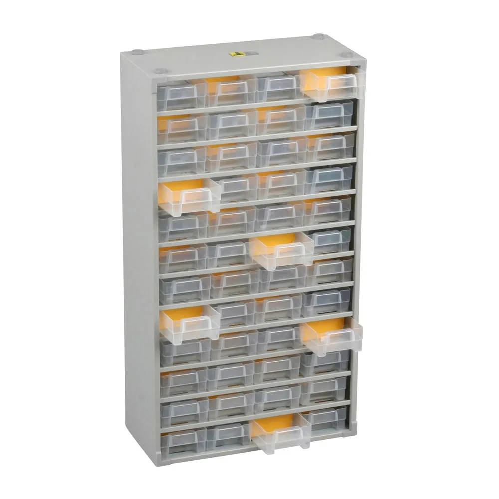 Allit Kleinteilemagazin mit Metallgehäuse, 48 Schubladen