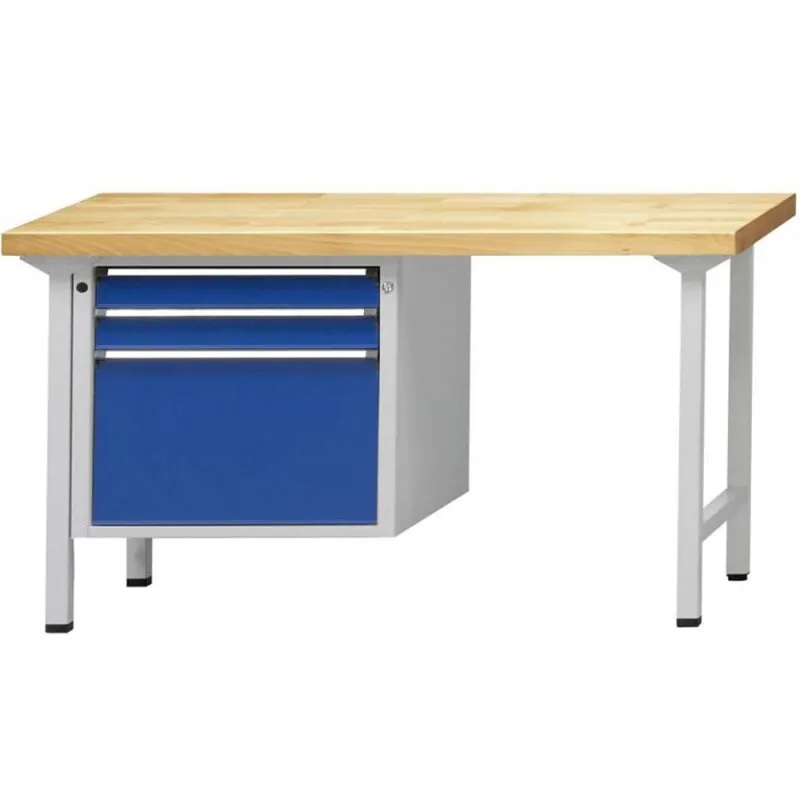 Kombiwerkbank V/T 1500 mm Modell 702 V- RAL 7035 / RAL 5010