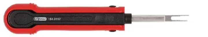 KS Tools Kabel Entriegelungswerkzeug für Flachsteckhülsen 2,8 mm 138 mm