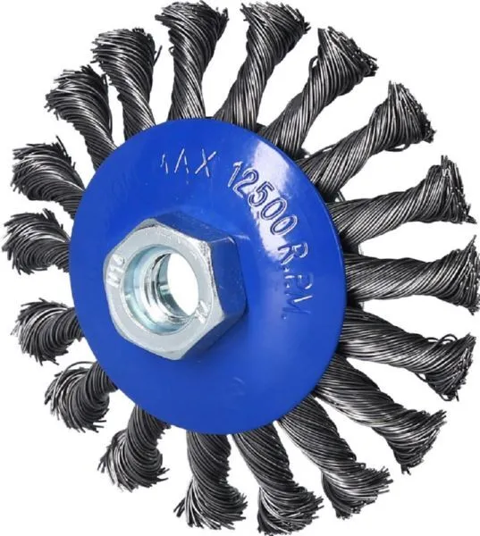 Brilliant Tools Kegelbürste Durchmesser 100 mm mit M14 x 2,0 mm Aufnahme