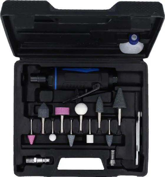 Brilliant Tools Druckluft Mini Stabschleifer Satz mit 15 Teilen