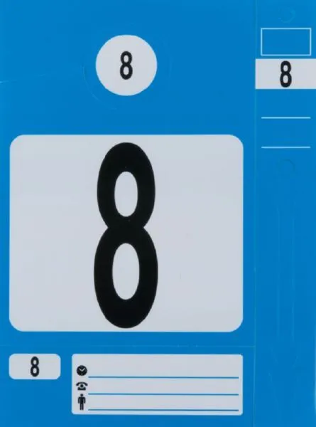 KS Tools Schlüsselanhänger Set blau 300 Stück