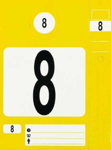 KS Tools Schlüsselanhänger Set gelb 300 Stück