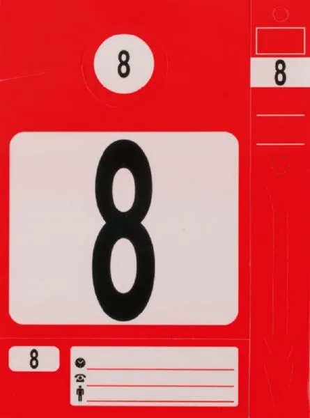 KS Tools Schlüsselanhänger Set rot 300 Stück