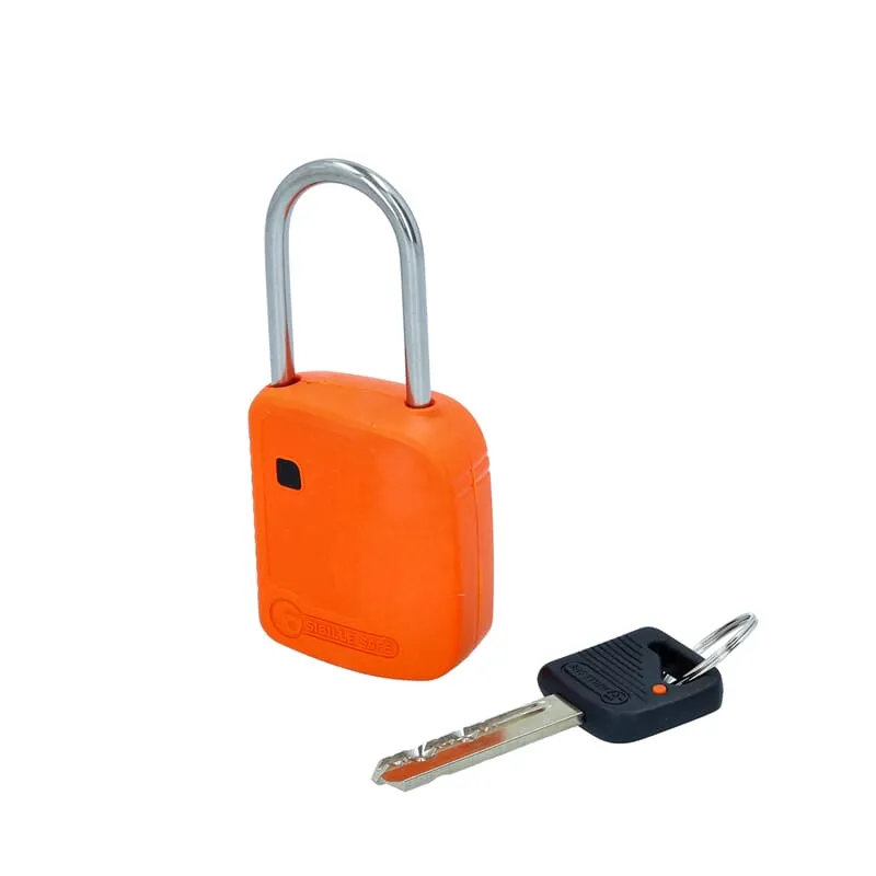 KS-Tools 117.0218 Absperr-Vorhängeschloss, orange