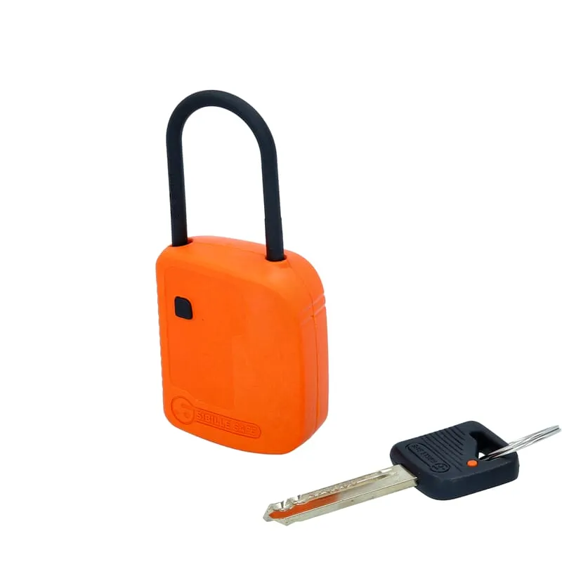 KS-Tools 117.0220 Absperr-Vorhängeschloss, orange
