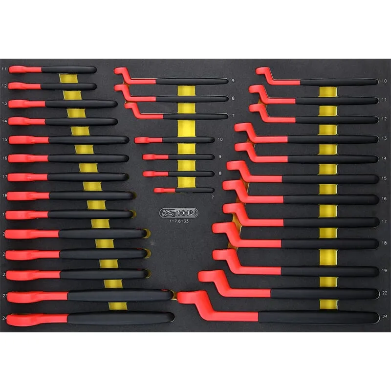 KS-Tools 117.6133 Isolierte Schlüssel-Satz