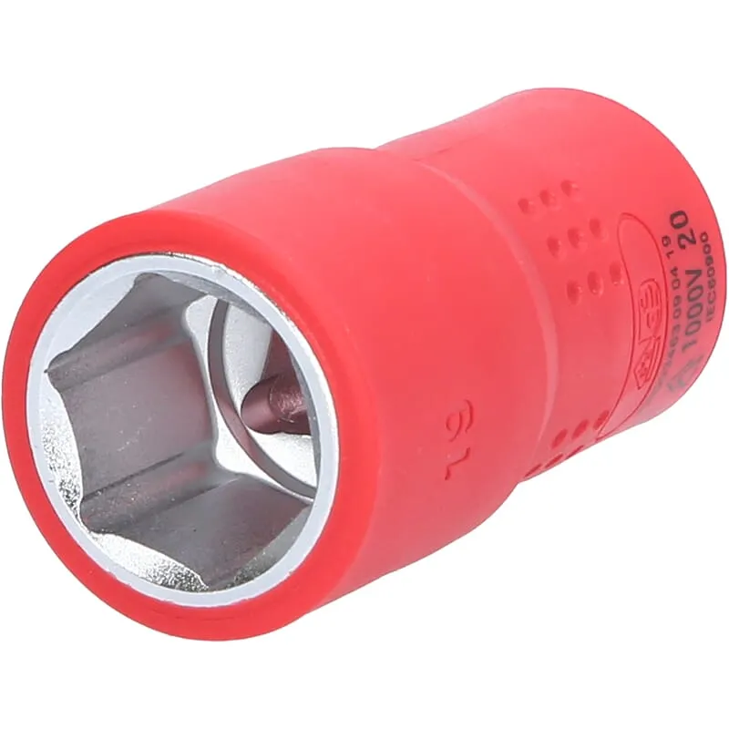 KS-Tools 118.1219 1/2" Isolierte Stecknuss, 19mm