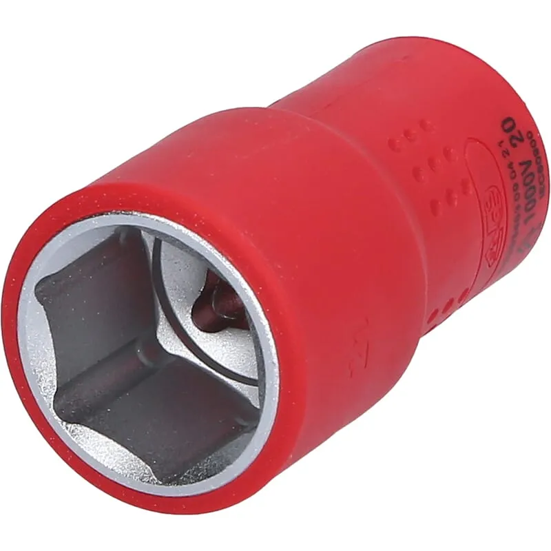 KS-Tools 118.1221 1/2" Isolierte Stecknuss, 21mm