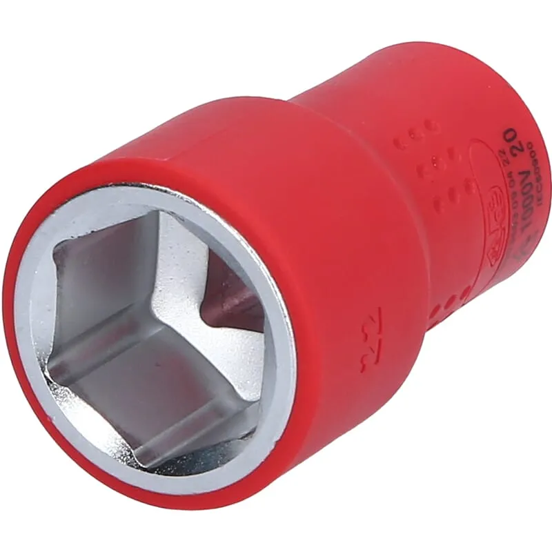KS-Tools 118.1222 1/2" Isolierte Stecknuss, 22mm