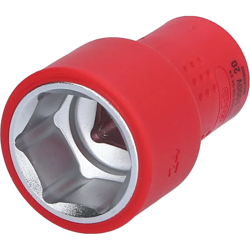 KS-Tools 118.1224 1/2" Isolierte Stecknuss, 24mm