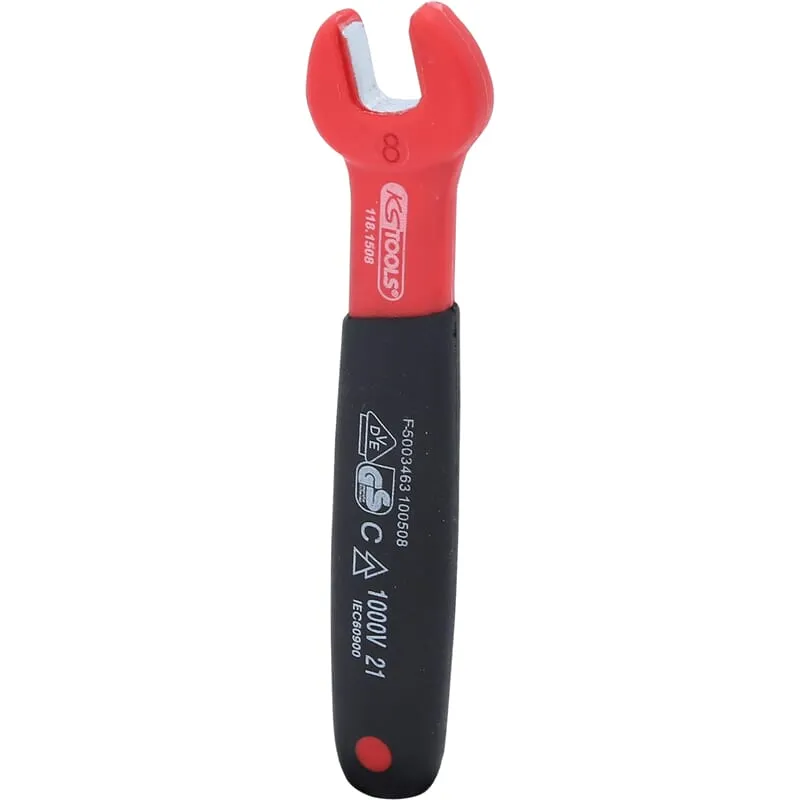 KS-Tools 118.1508 Isolierter Maulschlüssel, 8 mm