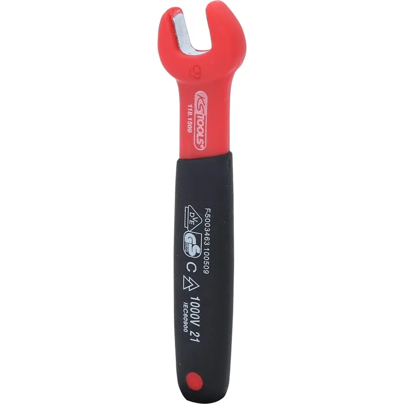 KS-Tools 118.1509 Isolierter Maulschlüssel, 9 mm