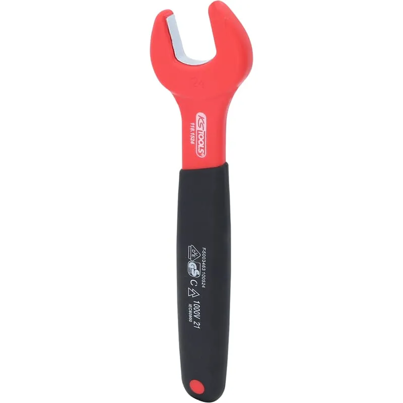 KS-Tools 118.1524 Isolierter Maulschlüssel, 24 mm