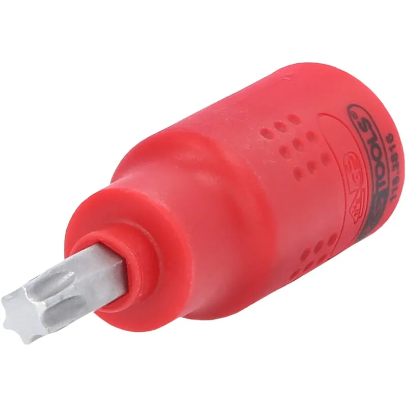 KS-Tools 118.3816 3/8" Isolierte Bit-Stecknuss T40