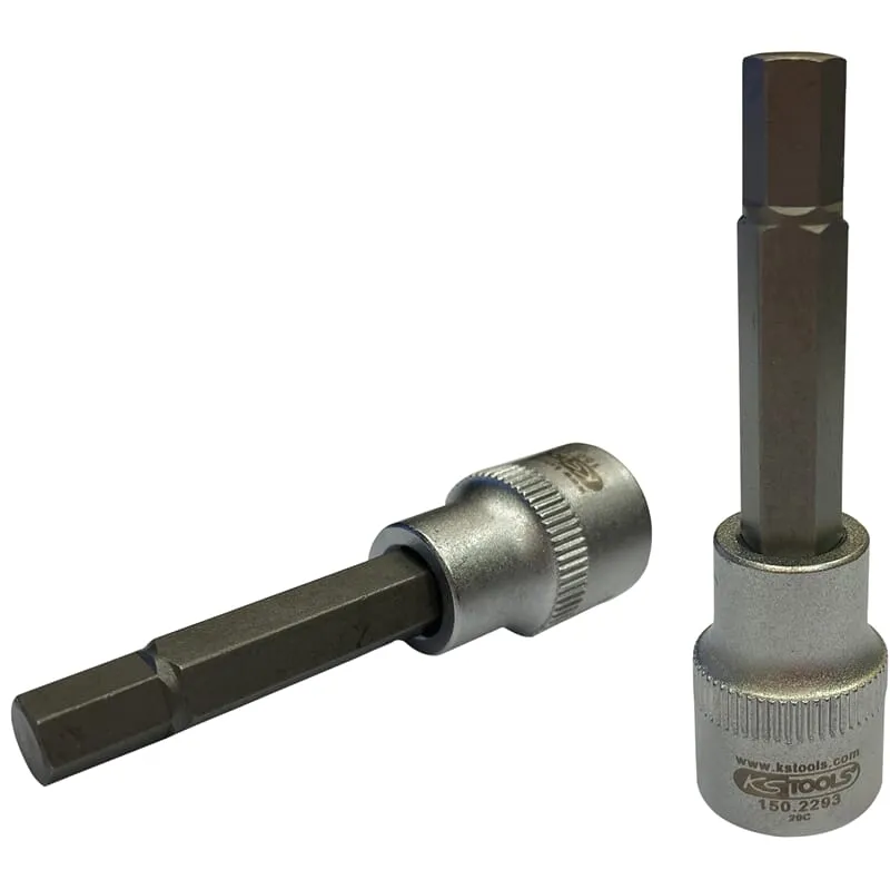 KS-Tools 150.2293 Bit-Stecknuss für Innensechskant