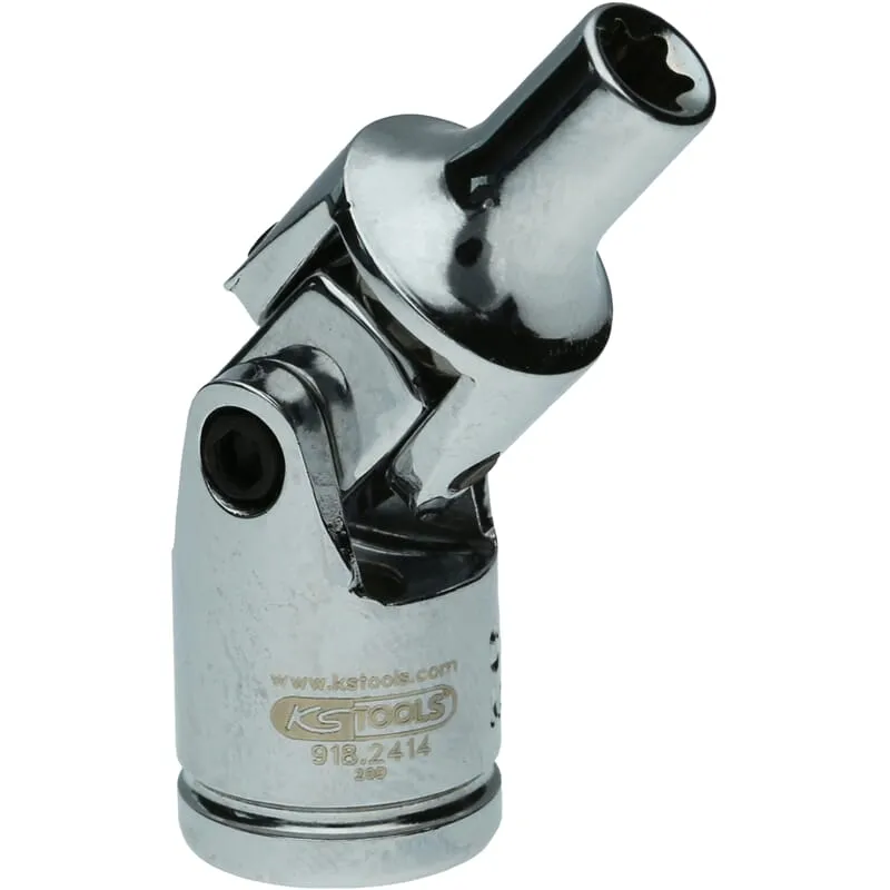KS-Tools 918.2414 1/4" TX-E-Gelenk-Stecknuss,E5