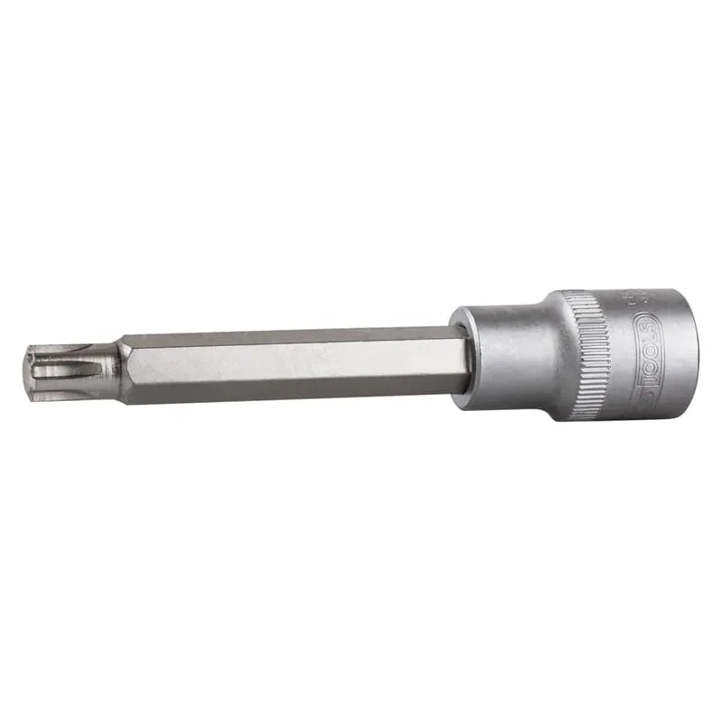 KS-Tools 911.4553 1/2" Bit-Stecknuss RIBE,L=110mm,