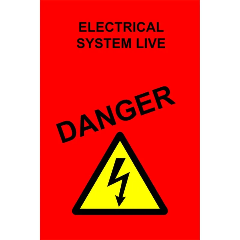 KS-Tools 117.0174 Poster - Gefahr