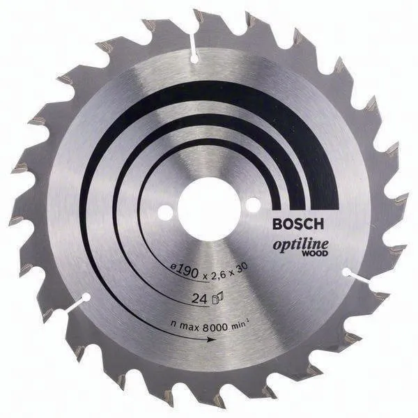Kreissägeblatt PRO Wood AD 190mm Z.24 WZ Bohr.30mm Schnitt-B.2,6mm