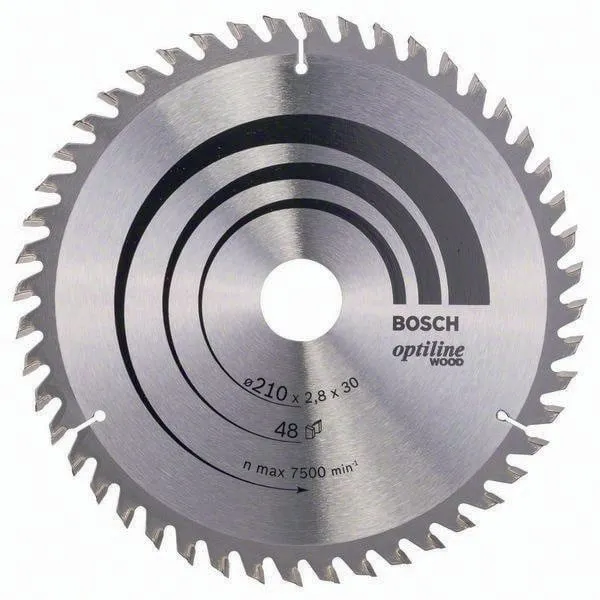 Kreissägeblatt PRO Wood AD 210mm Z.48 WZ Bohr.30mm Schnitt-B.2,8mm