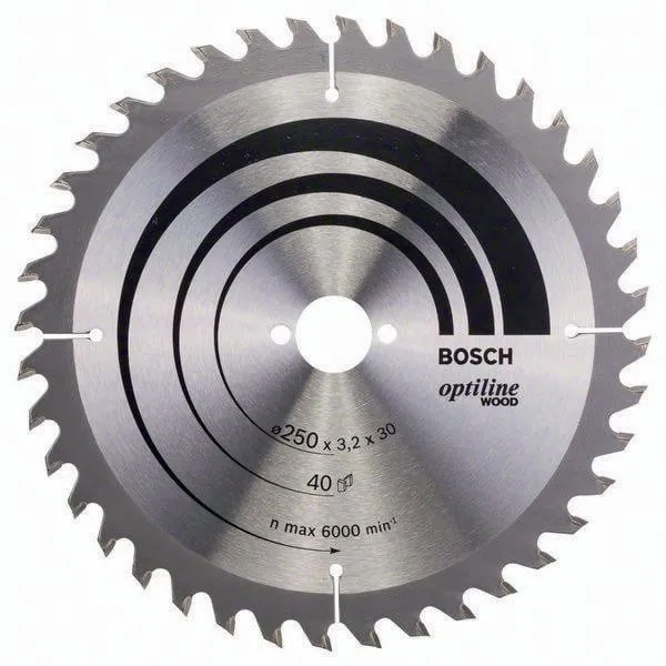 Kreissägeblatt PRO Wood AD 250mm Z.40 WZ Bohr.30mm Schnitt-B.3,2mm