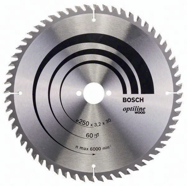 Kreissägeblatt PRO Wood AD 250mm Z.60 WZ Bohr.30mm Schnitt-B.3,2mm