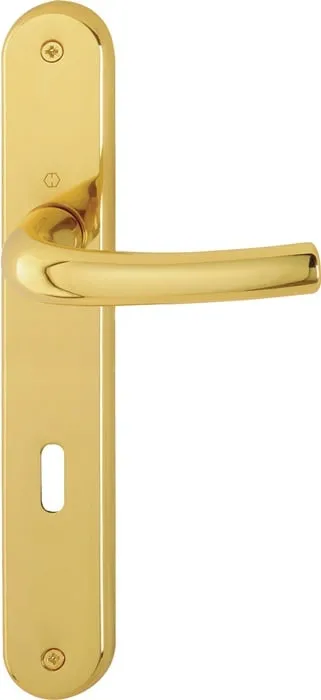 Langschildgarnitur Tôkyô M1710RH/265 MS F71 OB 72mm DIN L/R HOPPE