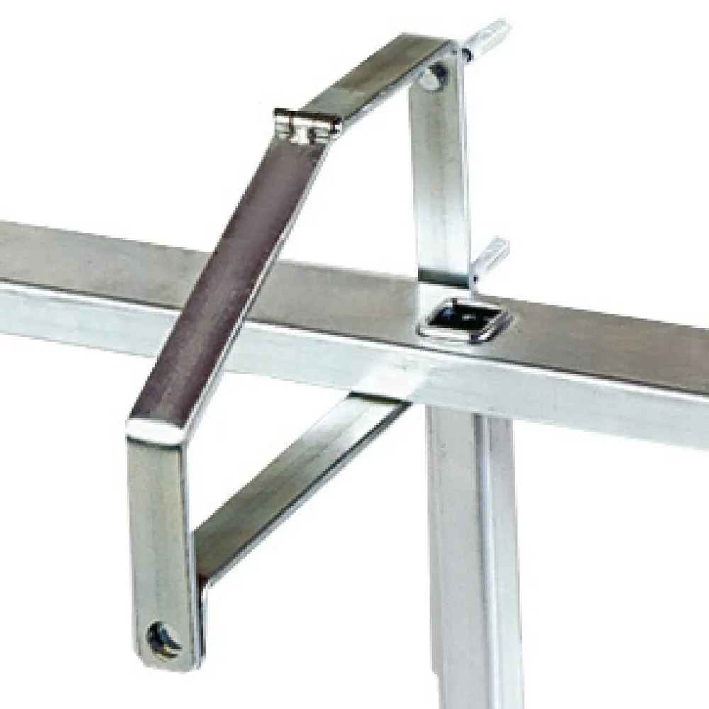 Leiterhalter für Anlegeleiter, abschließbar