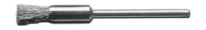 Lessmann Miniatur Pinselbürste Stahldraht gewelle 5 x 0,1mm