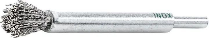 Lessmann Pinselbürste Edelstahl gewellt 12 x 20/120 x 0,3 mm