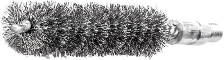 Lessmann Rohrbürste mit Außengewinde Stahldraht M6 Durchmesser 10 mm 0,15 mm