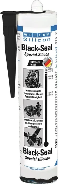 Spezialsilikon Black-Seal schwarz 310 ml Kartusche WEICON VE: 12St.