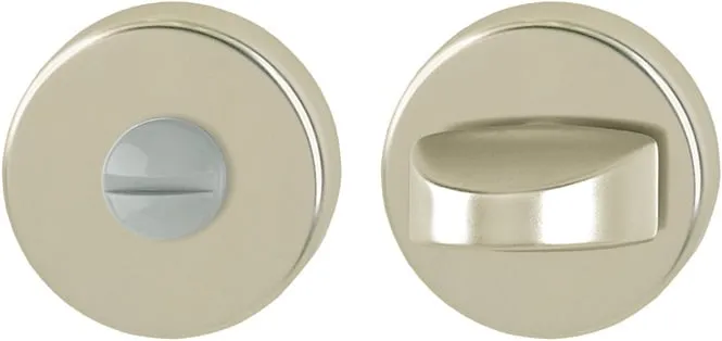 Schlüsselrosetten-Paar 42KVS Alu.F2/neusilberfarbig Schildst.9mm SK/OL rd.HOPPE