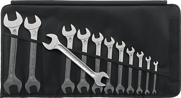 Doppelmaulschlüsselsatz 10/12 12-tlg.SW6-32mm CR-A-STA verchr.STAHLWILLE