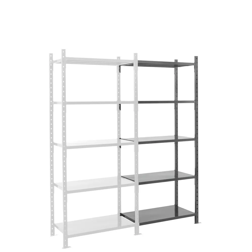 ManOrga Fachbodenregal, AF, mit Stahlpaneelen, FL 500 kg, HxBxT 2.500 x 1.010 x 500 mm