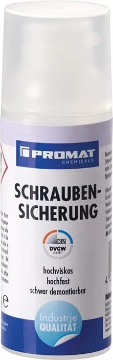 Schraubensicherung 50g hf.hv.rot DVGW Pumpdosierer PROMAT CHEMICALS VE: 20St.