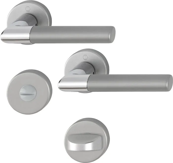 Rosettengrt.Lecce 1405/42KV/42KVS Alu.F49/F9-2 rd.SK/OL DIN L/R D/D HOPPE