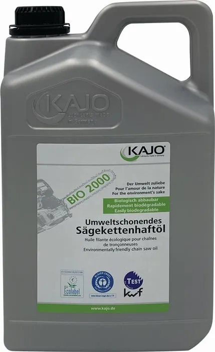 Sägekettenhaftöl BIO 2000 76 mm²/s (bei 40GradC) 5l Kanister KAJO