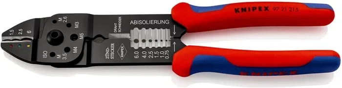 Crimpzange L.230mm 0,5-6 (AWG 20-10) mm² KNIPEX