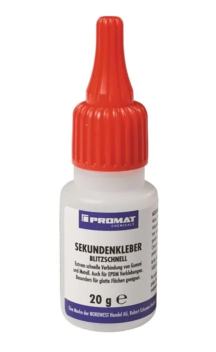 Sekundenkleber blitzschnell 20g farblos Flasche PROMAT CHEMICALS VE: 10St.