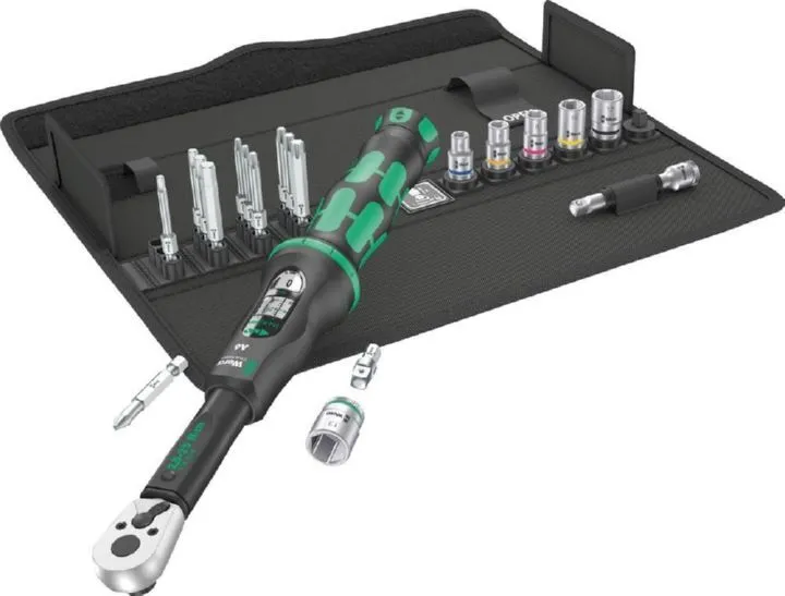 Wera Drehmomentschlüsselsatz Click Torque 2,5 bis 25 Nm 1/4 Zoll 18 Teile