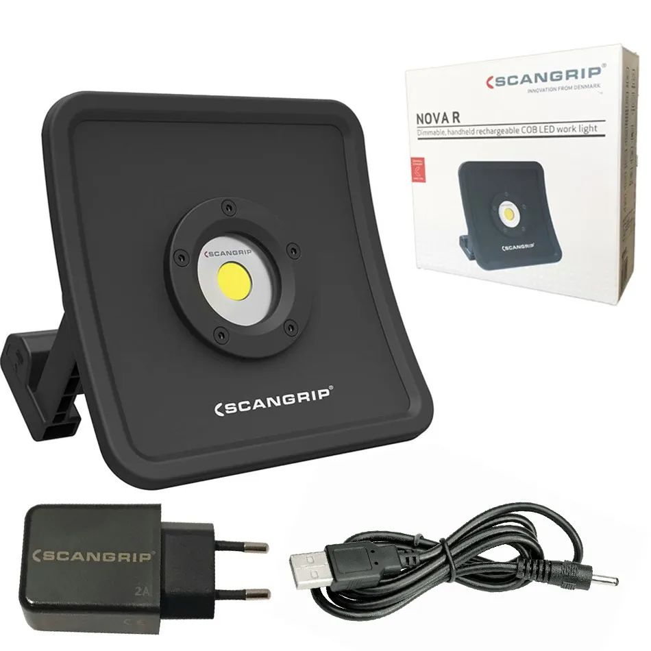 SCANGRIP 03.5439 NOVA R COB LED Strahler Akku Dimmbar Lampe Fluter jetzt 03.5456