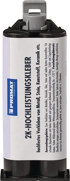 2K-Hochleistungskleber 50g milchig Doppelkart.PROMAT CHEMICALS VE: 12St.