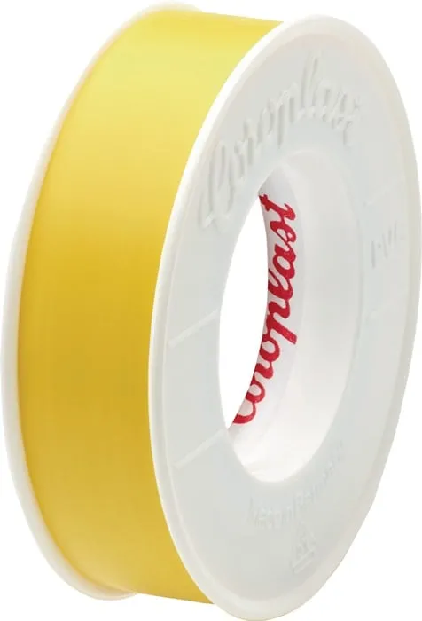 Elektroisolierband 302 gelb L.10m B.15mm Rl.COROPLAST