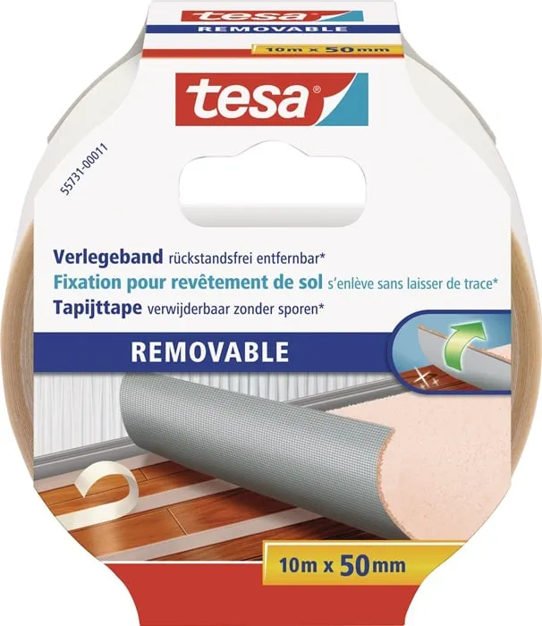Doppelseitiges Verlegeband 55731 L.10m B.50mm Rl.TESA VE: 6St.
