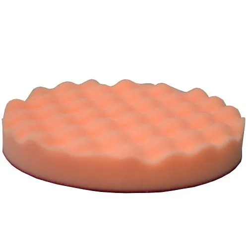 ROTWEISS Polierschwamm orange - hart - gewaffelt 8450