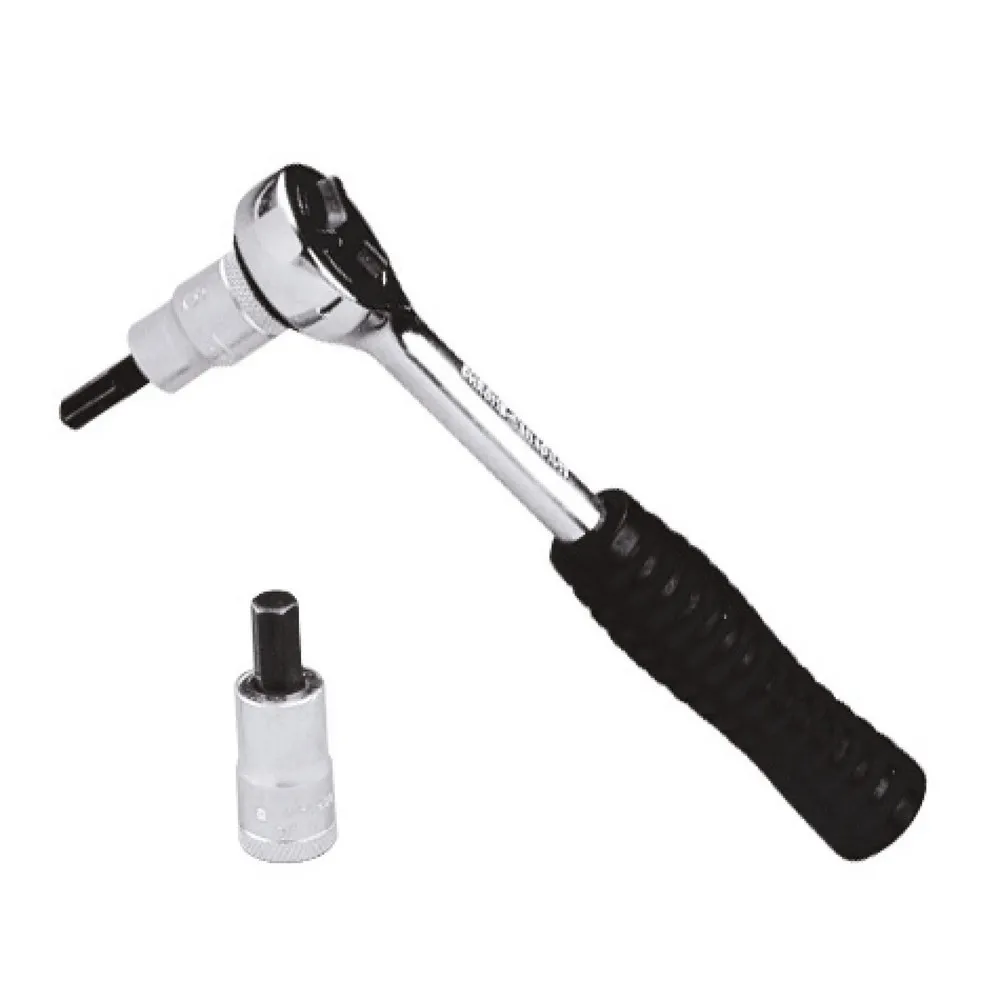 Ratsche für Kee Klamp® Rohrverbindersystem, inkl. 2 Einsätzen