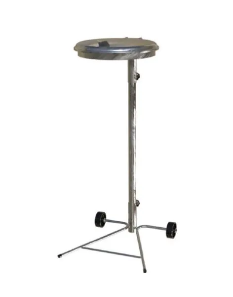 Renner Abfallsammler 70 bis 120 Liter fahrbar mit Deckel verzinkt