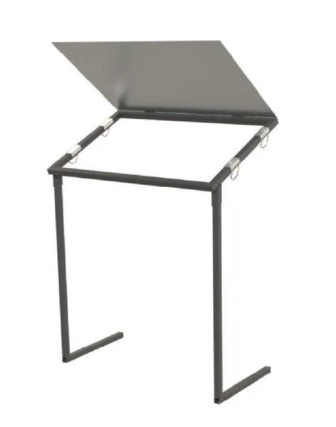 Renner Großvolumen Wertstoffsammler MEGA mit Deckel pulverbeschichtet